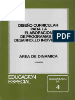 Educación Especial: Diseño Curricular para La Elaboración de Programas de Desarrollo Individual