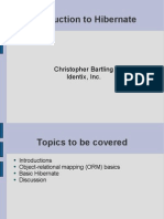 Introduction To Hibernate.