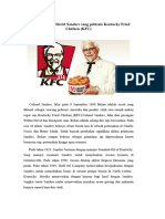 Colonel Harland David Sanders Sang Pebisnis Kentucky Fried Chicken