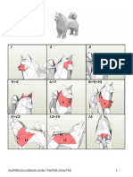 Samoyed Dog Paper Crafts