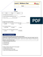 Bricks Reading 150 - L1 - Midterm Test