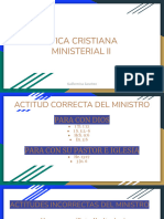 Etica Cristiana Ministerial 2