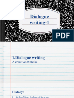 Dialogue Writing - 1