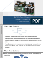 EC3303 Power Electronics Lecture 1