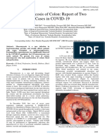 Mucormycosis of Colon: Report of Two Cases in COVID-19