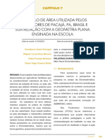 O Calculo de Area Utilizada Pelos Agricultores de Pacaja Pa Brasil e Sua Relacao Com A Geometria Plana Ensinada Na Escola