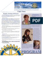 Rotary Newsletter Oct 17