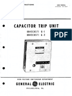 Gei-72697a Capacitor Trip Unit 0842C0571 G-1 0842C0571 G-2