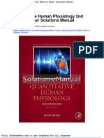 Quantitative Human Physiology 2nd Edition Feher Solutions Manual