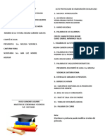 Acto Protocolar de Graduación Escolar 2022