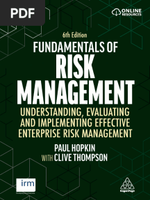Clive Thompson Paul Hopkin Fundamentals of Risk Management Understanding Evaluating and Implementing Effective Enterprise Risk Management 2021 Kogan Page ChidoLib Removed