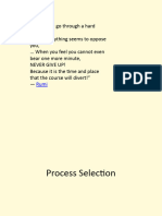 CH 6 - Process Selection