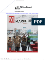 M Marketing 6th Edition Grewal Solutions Manual