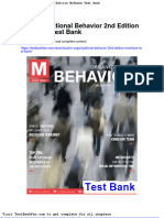 M Organizational Behavior 2nd Edition Mcshane Test Bank