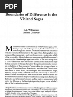 Boundaries of Difference in The Vinland Sagas: E.A. Williamsen