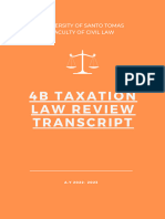 Taxation Law Review Prelims Finals Period