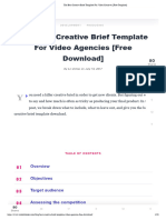 The Best Creative Brief Template For Video Creatives (Free Template)