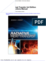Radiative Heat Transfer 3rd Edition Modest Solutions Manual