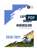 Laporan Monev Kurikulum 2020-2021