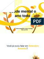 Setembro Amarelo e Saúde Mental