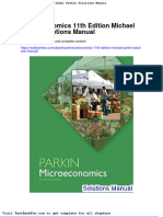Microeconomics 11th Edition Michael Parkin Solutions Manual