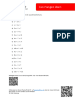 Gleichungen Lösen Linear Aufgaben