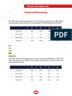 Numerical Reasoning Test