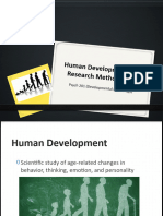 Human Development and Research Methodology 1