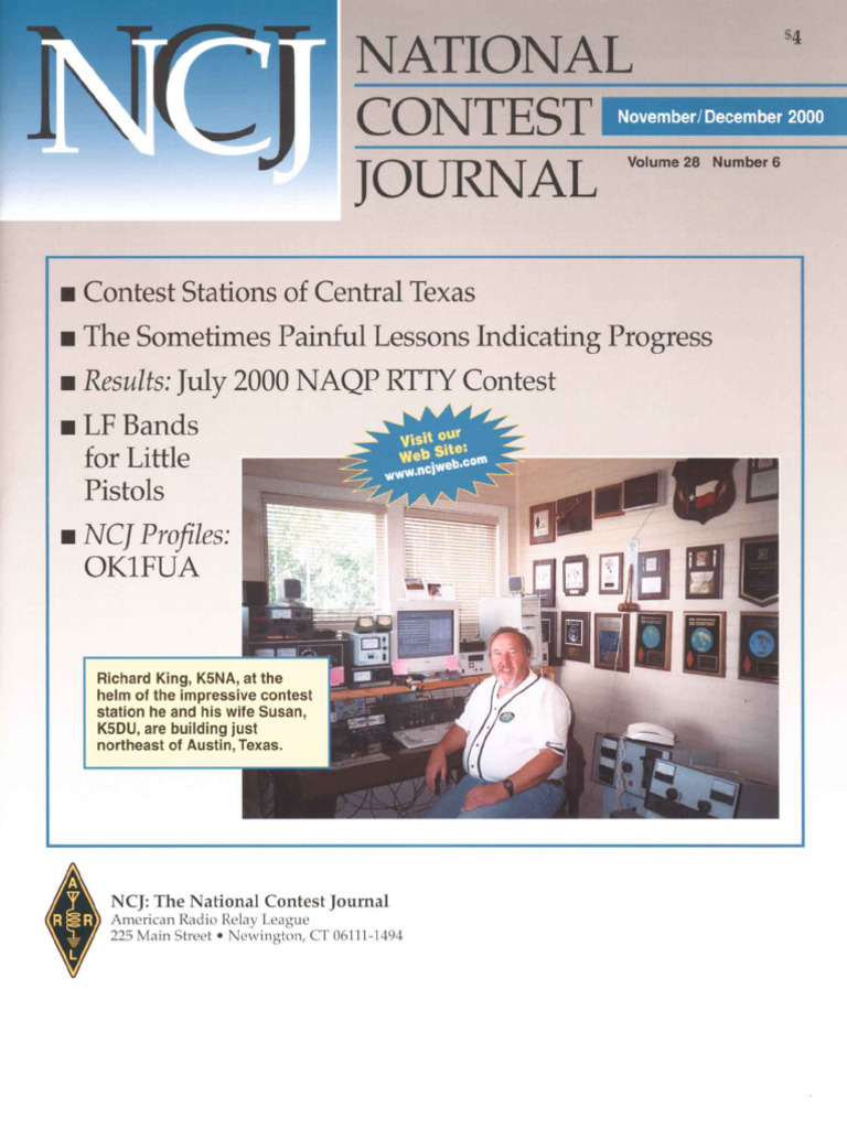 National Contest Journal Nov/Dec 2000 PDF Very High Frequency