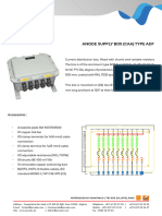 CAA - ADF - Coffret D'alimentation D'anodes Type ADF EN