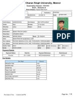 Abhay's Exam Form