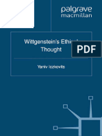 Yaniv Iczkovits (Auth.)-Wittgenstein’s Ethical Thought-Palgrave Macmillan UK (2012)
