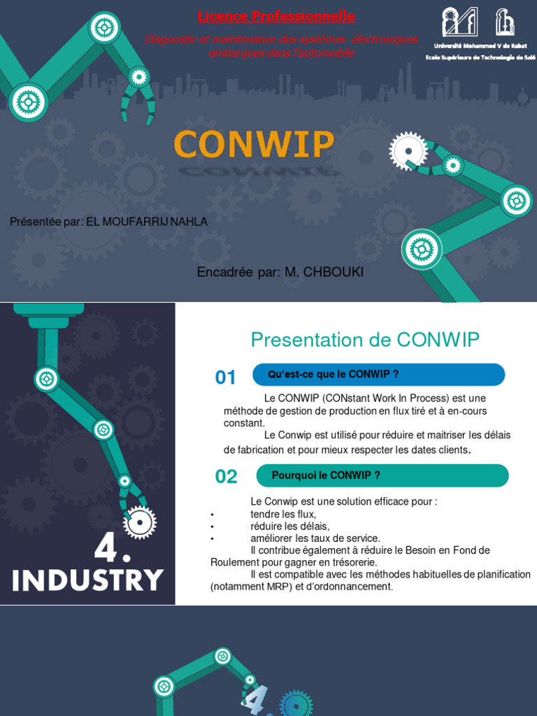 Introduction au système CONWIP | PDF | Lean (production) | Inventaire
