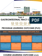 Topic 5 Gastrointestinal Tract