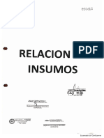 7.0. Relacion Insumo