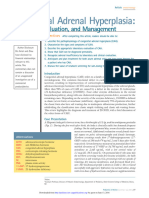 Congenital Adrenal Hyperplasia:: Diagnosis, Evaluation, and Management