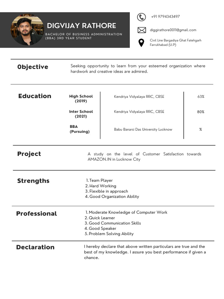 Abu Abu Minimalist Resume PDF - 1717001243