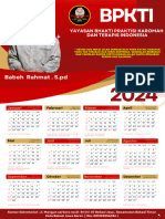 Merah Modern Kalender Dinding 2024 Kampanye Pemilihan Umum - 20231207 - 160000 - 0000