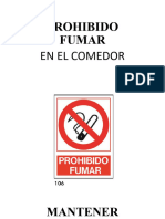 Prohibido Fumar