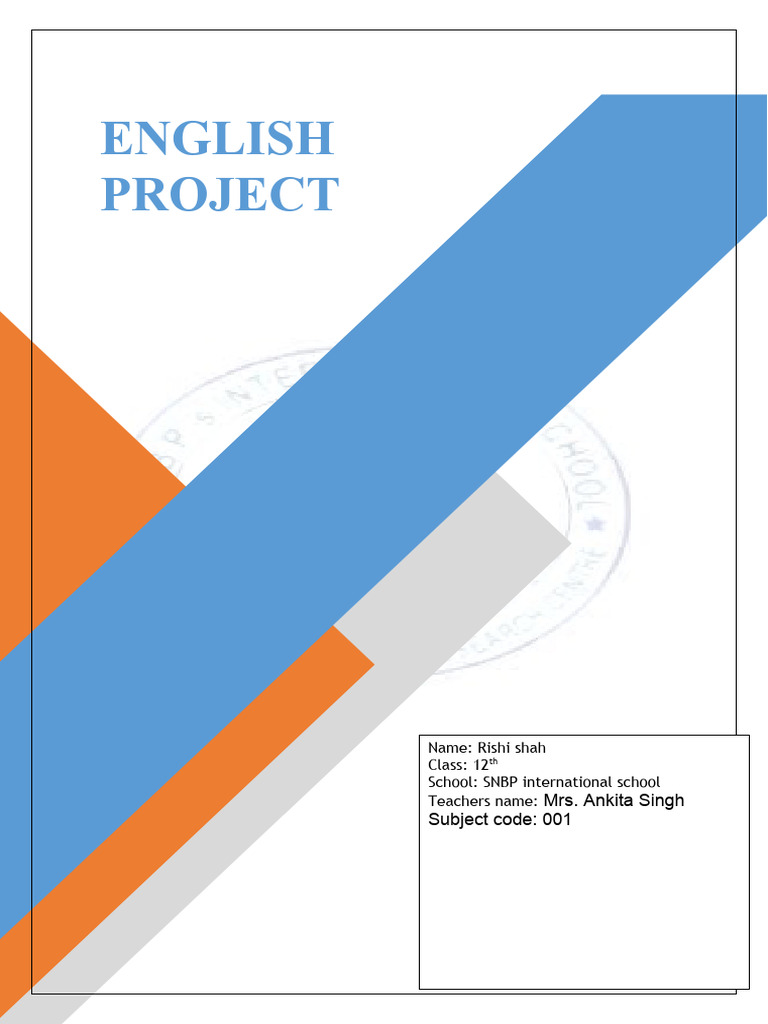 English Project | PDF | Fear | Phobia