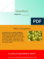 Gooseberry Templete