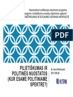 I. Petronyte - Pilietiskumas Ir Politines Nuostatos