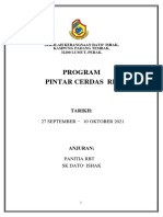 Kertas Kerja Program Panitia RBT 2021