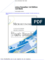 Microeconomics Canadian 1st Edition Bernheim Test Bank