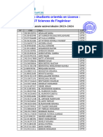 Liste Etudiants LST SI 2023 2024 Ac