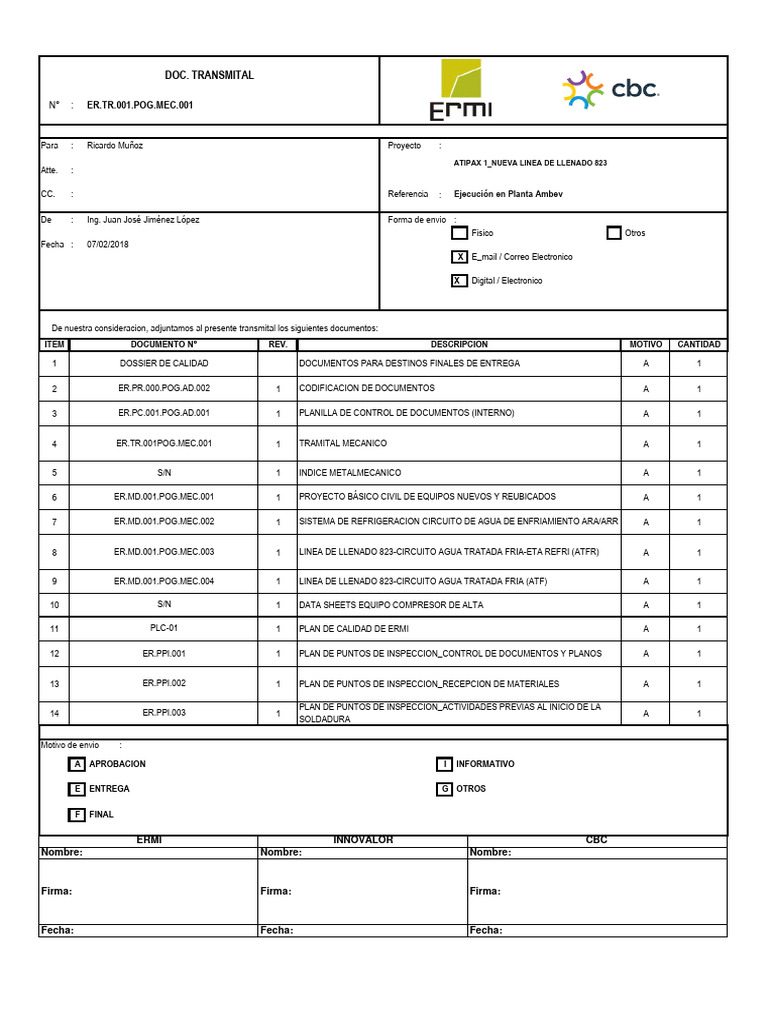Er - Tr.001.pog - Mec.001 Tramital Mecanico | PDF | Construcción ...