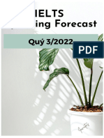 IELTS Speaking Forecast - Quý 3 - 2022