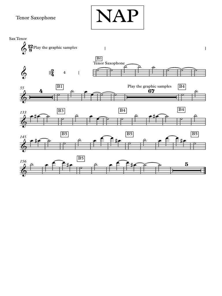 Tenor Sax | PDF