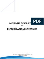 Memoria Descriptiva