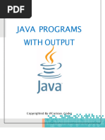 Java - Programs - Practice